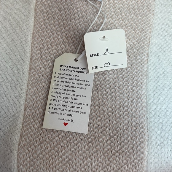 Simply Live cozy knitted cardigan color block hooded longline open front sweater - Picture 14 of 16